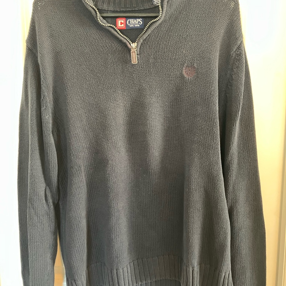 Chaps Men's Navy Blue Sweater